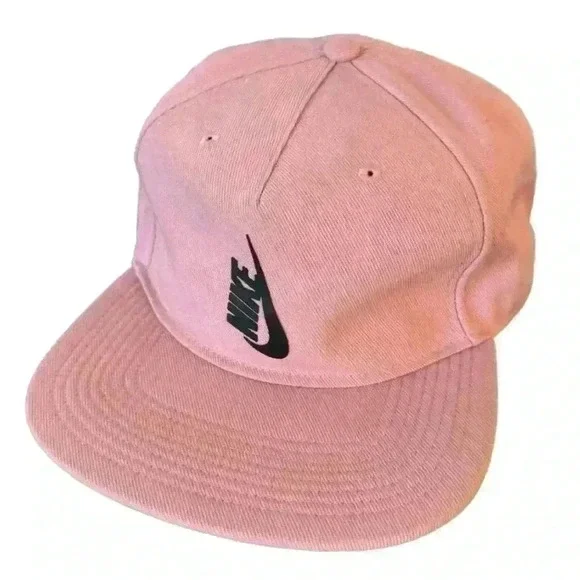 Rare NikeLab Essentials Acronym Snapback Cap - Pink & Black, Adjustable Pro Fit - Picture 1 of 6
